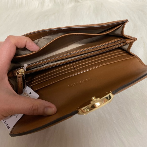 🤎LARGE FULTON FLAP CONTINENTAL WALLET - Picture 5 of 7